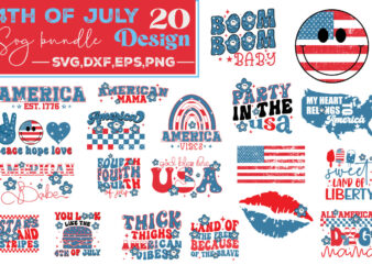 4 th of July svg bundle, American day