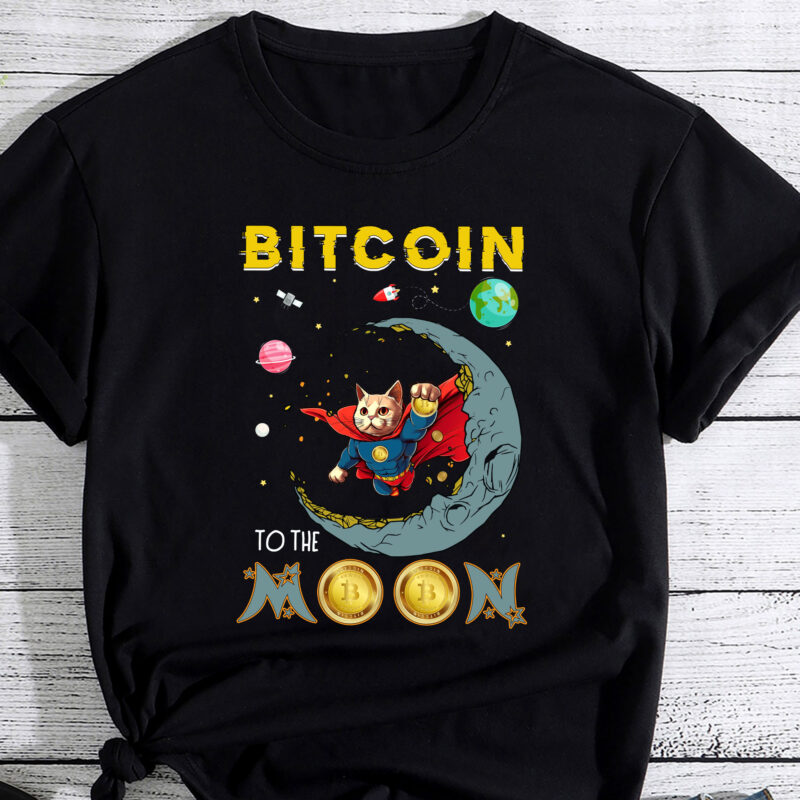 Bitcoin Astronaut Tshirt PNG File
