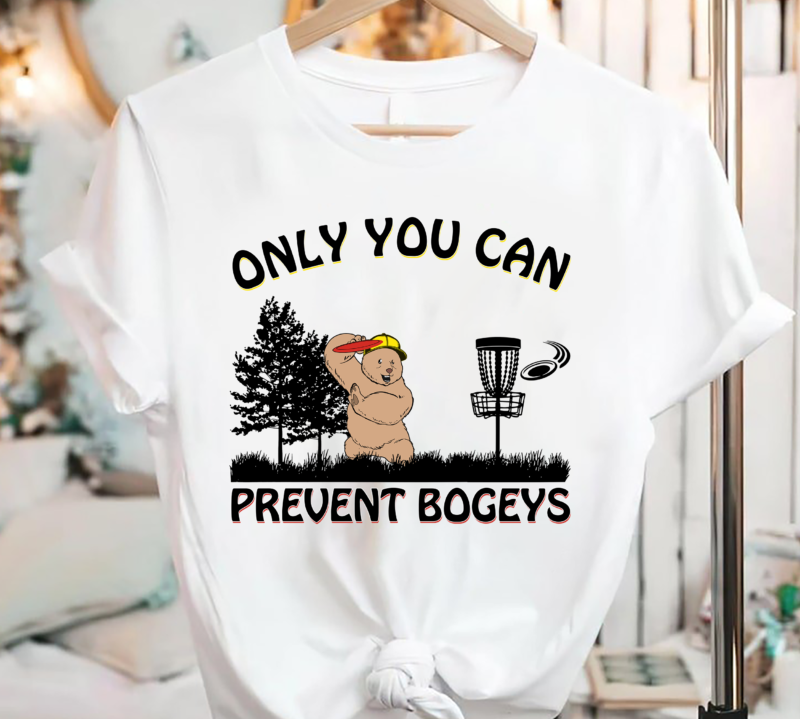 Bogey The Bear, Only You Can Prevent Bogeys Disc Golf PC