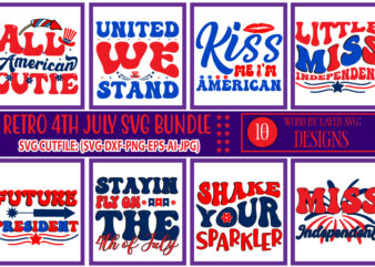 Retro 4th July svg Bundle,Retro 4th Of July Svg Bundle, 4th Of July Svg, Patriotic Svg, Independence Day Svg, Fourth Of July SVG, American Flag Svg, Digital Download, Retro 4th