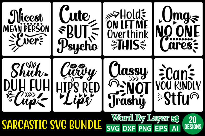 Sarcastic Mega Bundle Sarcastic Svg Bundle, Funny Quotes Svg, Sarcastic Svg Files, Sassy Svg, Sarcastic Quotes Svg Bundle, Funny Quotes Svg, Cut File for Cricut,Sarcastic SVG Bundle, Funny SVG, Joking