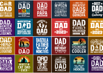 Dad T-Shirt Design Bundle