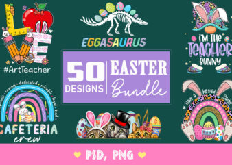Easter design bundle part 1 - 50 designs
