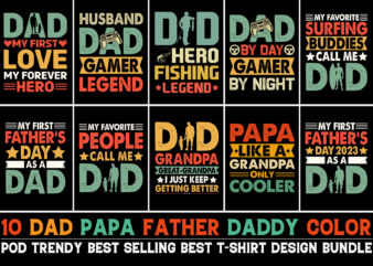 Fathers Day T-Shirt Design Bundle