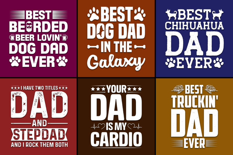 Father’s Day T-Shirt Design Bundle