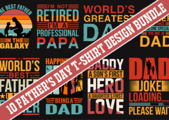 Father’s Day T-shirt Design Bundle