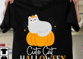 Cute Cat Halloween T-Shirt Design, Cute Cat Halloween SVG Cut File, Show me Your Kitties T-Shirt Design, Show me Your Kitties SVG Cut File, cat t shirt design, cat shirt
