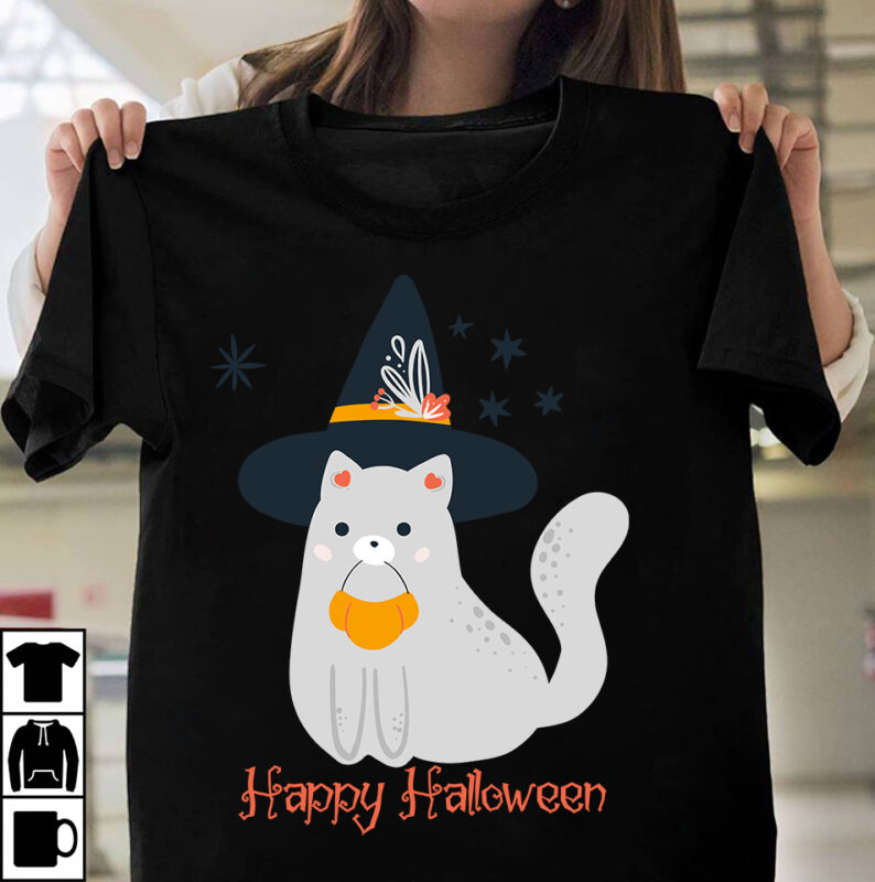 Happy Halloween T-Shirt Design, Happy Halloween SVG Cut File, Show me Your Kitties T-Shirt Design, Show me Your Kitties SVG Cut File, cat t shirt design, cat shirt design, cat