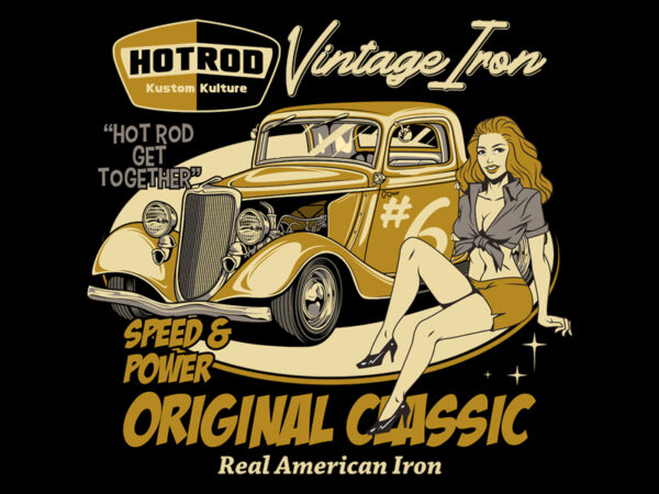 Hot rod 01 graphic t shirt