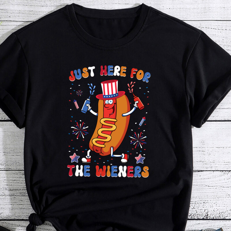 I_m Just Here For The Wieners Funny Fourth of July PC