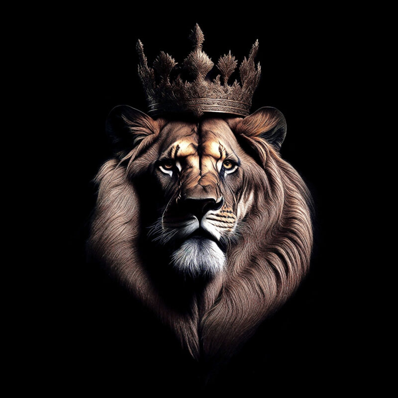 Imposing Lion (All Over Sublimation)