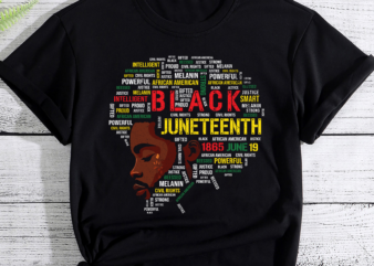 Juneteenth, Melanin Black King For Men Father_s Day Word Art PC vector clipart