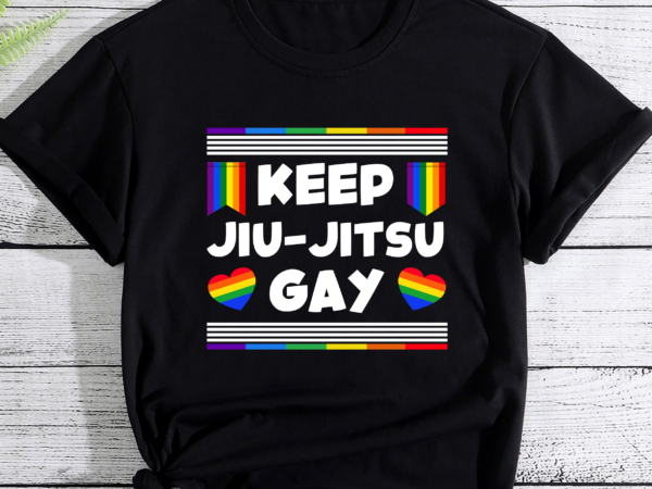Keep jiu jitsu gay shirt lgbt gay pride month ally flag pc t shirt vector art