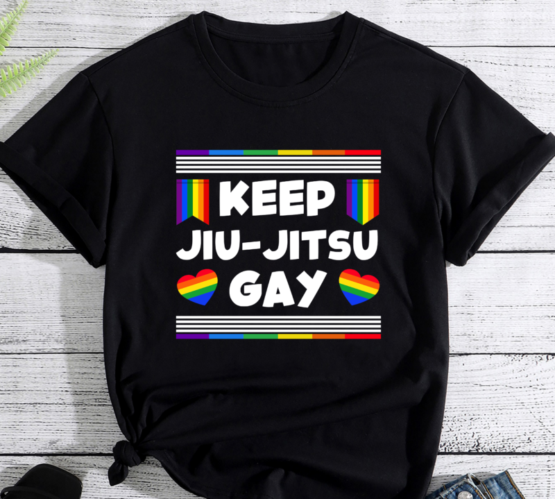 Keep Jiu Jitsu Gay Shirt LGBT Gay Pride Month Ally Flag PC