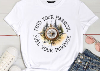 Motivational quote compass PNG File t shirt designs for sale