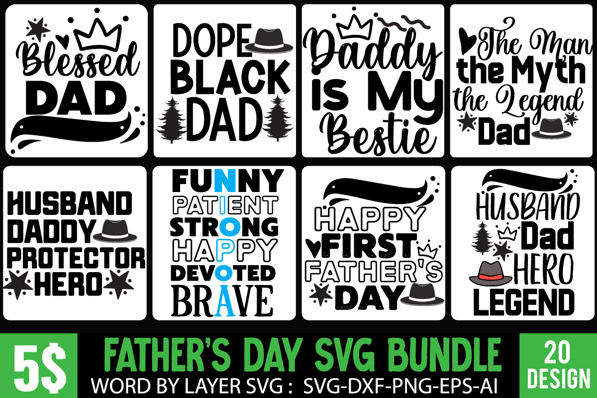 Father's Day T-Shirt Design mega Bundle,Best Dad T-Shirt Design Bundle ...