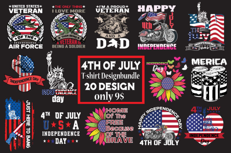 4th of july T-shirt Design Bundle,4th july, 4th july song, 4th july fireworks, 4th july soundgarden, 4th july wreath, 4th july sufjan stevens, 4th july mariah carey, 4th july shooting,