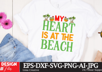 My Heart Is At The Beach T-shirt Design,Summer T-shirt Design Bundle,Summer T-shirt Design ,Summer Sublimation PNG 10 Design Bundle,Summer T-shirt 10 Design Bundle,t-shirt design,t-shirt design tutorial,t-shirt design ideas,tshirt design,t shirt