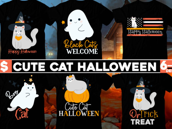 Cute cat halloween t-shirt design bundle,cat svg mini bundle,cat t-shirt design bundle,show me your kitties t-shirt design, show me your kitties svg cut file, cat t shirt design, cat shirt