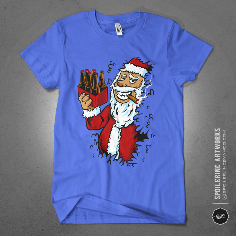 30 X-MAS tshirt design bundles vol.2 populer santa illustration