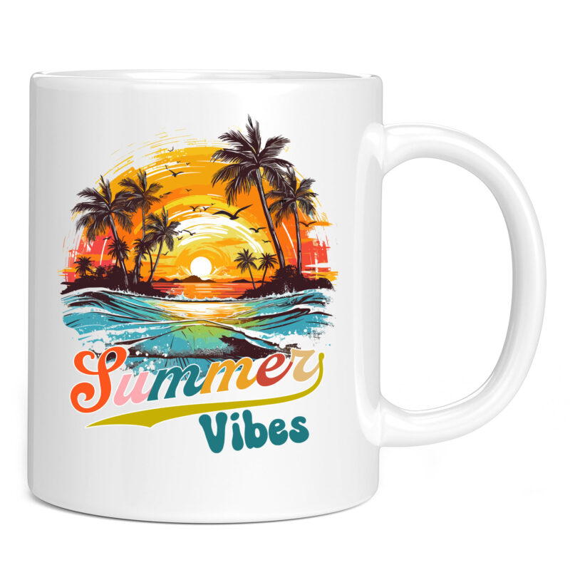 Retro Groovy Summer Vibes For Women Men Kids Summer Vacation PC