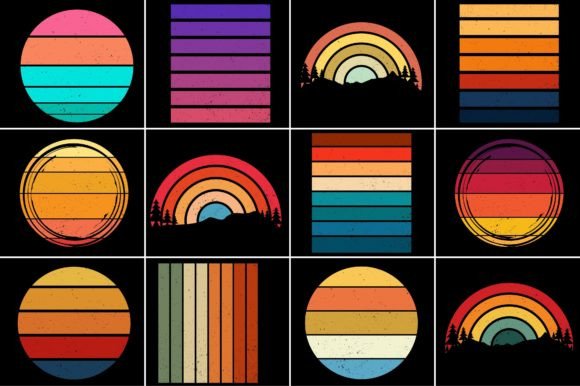 Retro Vintage Sunset Grunge Background Bundle,Sunset,Vintage,Retro,Sunset Bundle,Retro Vintage Sunset.Retro Sunset,Vintage Retro,Vintage Sunset,Retro Colorful Background,Vintage Colorful Background,Pod,T Shirt Elements,Vintage Circle Sunset,retro Circle Sunset,Sunset Graphic Design,Half Circle Vintage,Retro Striped Sunset,Vintage Striped Sunset,Distress