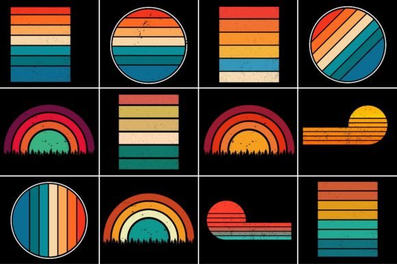 Retro Vintage Sunset Grunge Background Bundle,Sunset,Vintage,Retro,Sunset Bundle,Retro Vintage Sunset.Retro Sunset,Vintage Retro,Vintage Sunset,Retro Colorful Background,Vintage Colorful Background,Pod,T Shirt Elements,Vintage Circle Sunset,retro Circle Sunset,Sunset Graphic Design,Half Circle Vintage,Retro Striped Sunset,Vintage Striped Sunset,Distress