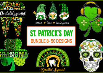 Buy st patrick's day t-shirt designs bundle - 50 designs for sale
