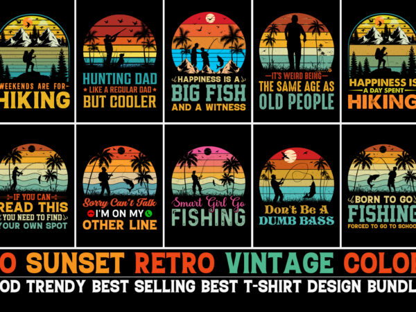 Sunset sublimation t-shirt design bundle Sunset sublimation t-shirt design bundle