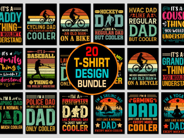 T-shirt design bundle