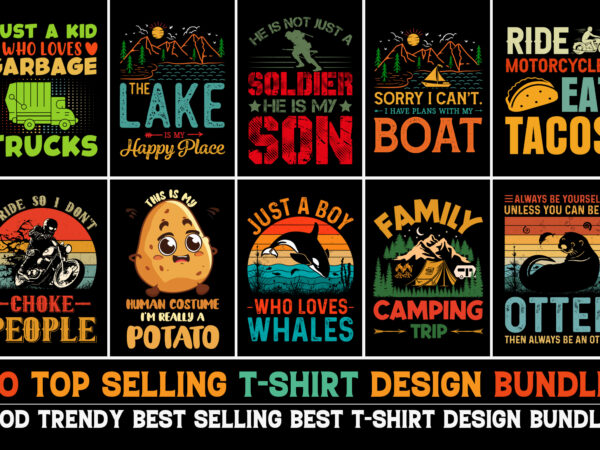 T-shirt design bundle