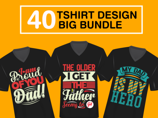 40 best tshirt designs big bundle