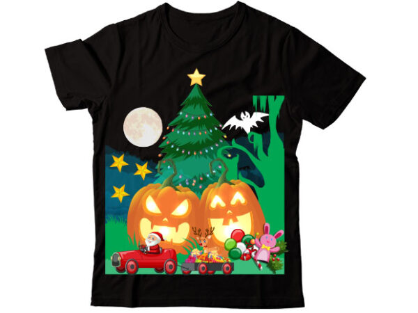 Halloween illustration t-shirt design