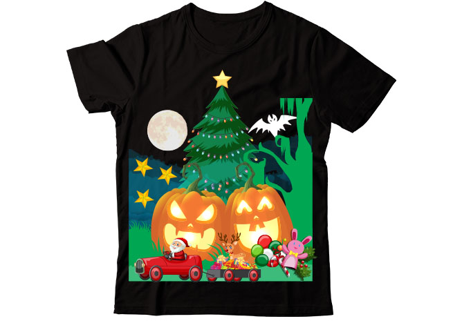 Halloween illustration T-shirt Design