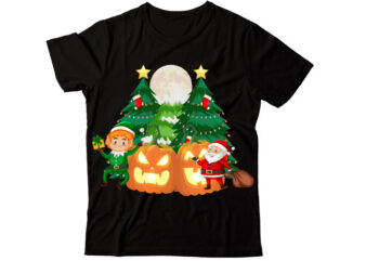 Halloween illustration T-shirt Design