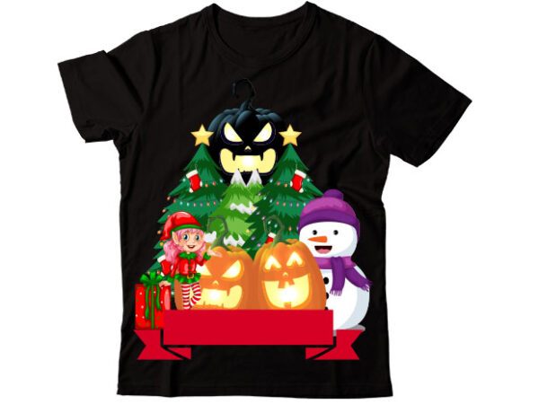 Halloween illustration t-shirt design