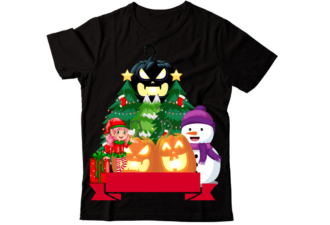 Halloween illustration T-shirt Design Bundle