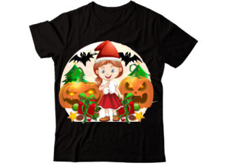 Halloween illustration T-shirt Design