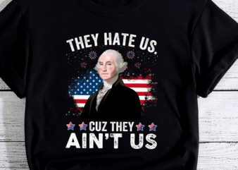 They Hate Us Cuz They Ain_t Us Funny Fourth 4th of July PC t shirt designs for sale