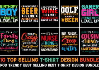 Trendy Pod Best T-Shirt Design Bundle
