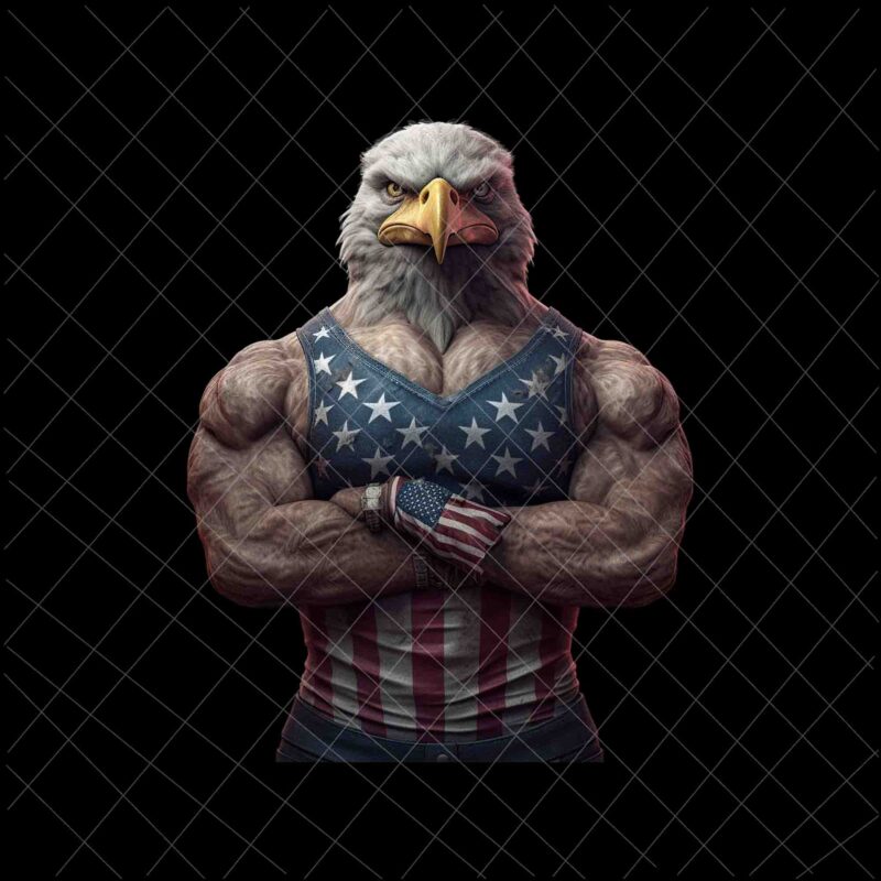 American Bald Eagle Mullet 4th Of July Png, American Eagle Gymer Png, Eagle 4th Of July Png, American Eagle USA Patriotic Png, Eagle Patriotic Day Png