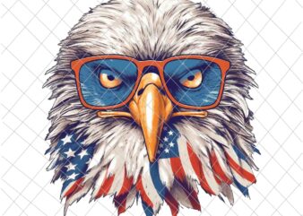 American Bald Eagle Mullet 4th Of July Png, American Eagle Png, Eagle 4th Of July Png, American Eagle USA Patriotic Png, Eagle Patriotic Day Png