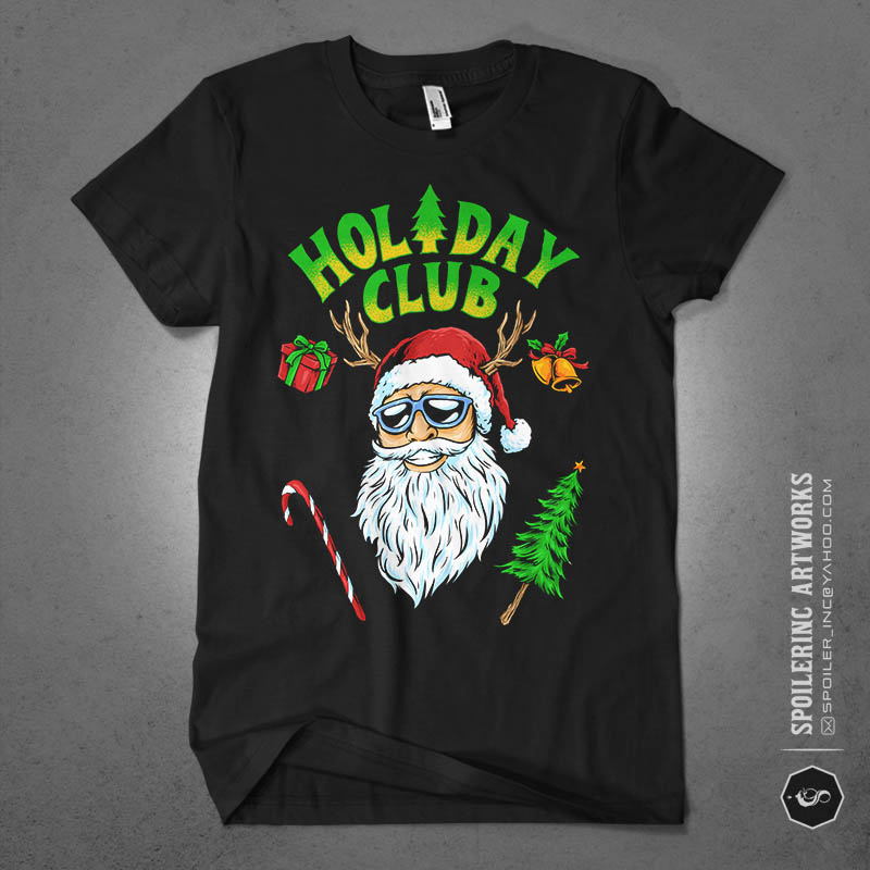 30 X-MAS tshirt design bundles vol.2 populer santa illustration