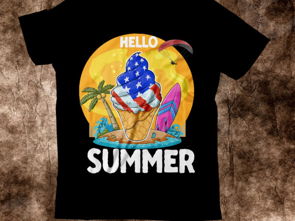Hello summer t-shirt design, hello summer vector t-shirt deesign on sale , summer t-shirt design, summer vector t-shirt design, vector for t-shirt bundle , hello summer t-shirt design, hello summer