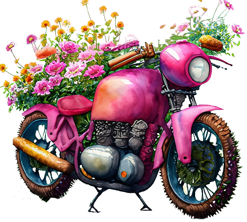 Motorcycle clipart png design