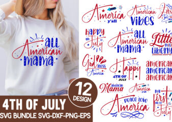 4th Of July Svg Bundle,4th of July SVG Bundle, July 4th SVG, Fourth of July svg, America svg, USA Flag svg, Patriotic, Independence Day Shirt, Cut File Cricut,Retro 4th July