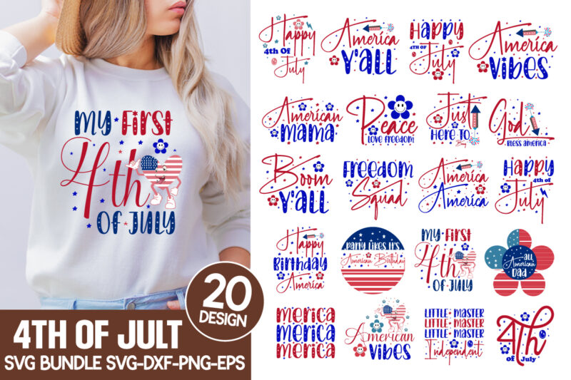 4th Of July SVG Bundle - 35 Design 4th Of July Bundle,4th of July SVG Bundle, July 4th SVG, Fourth of July svg, America svg, USA Flag svg, Patriotic, Independence