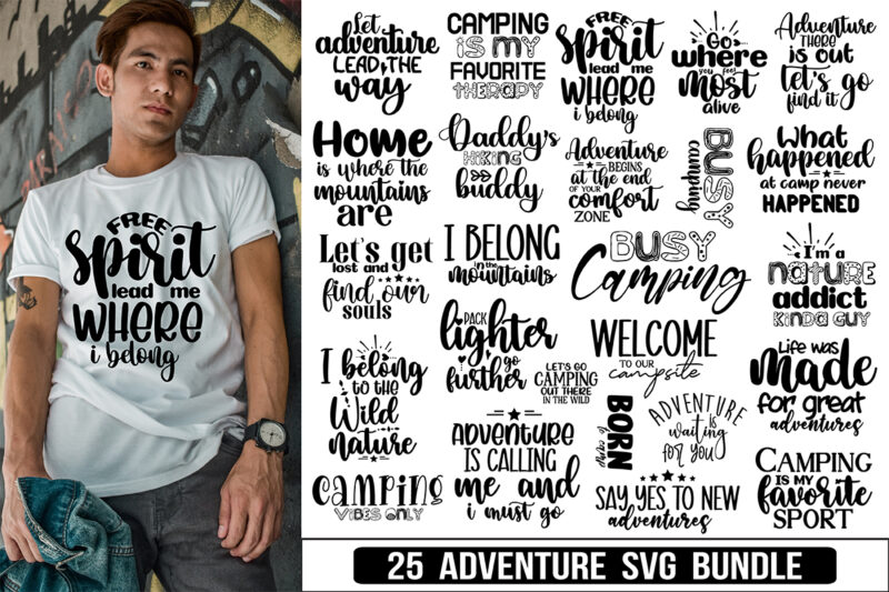 Camping Svg Bundle, Adventure SVG Bundle