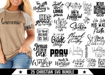 Christian SVG Bundle, Jesus SVG Bundle t shirt vector file