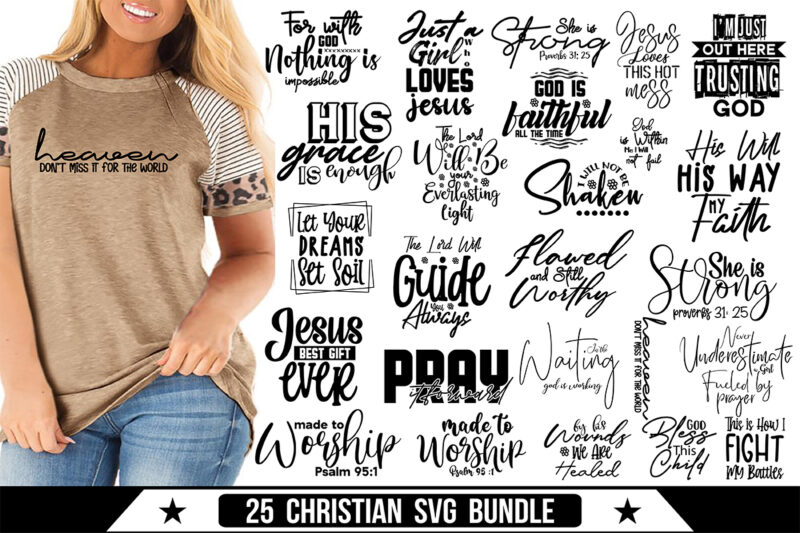 Christian SVG Bundle, Jesus SVG Bundle